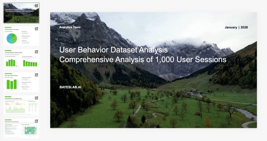 Report Generation: Executive-Ready Output